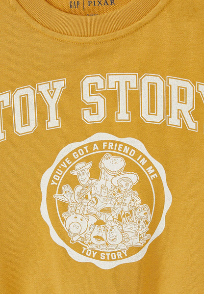 Sarı Disney Toy Story Grafik Baskılı Sweatshirt