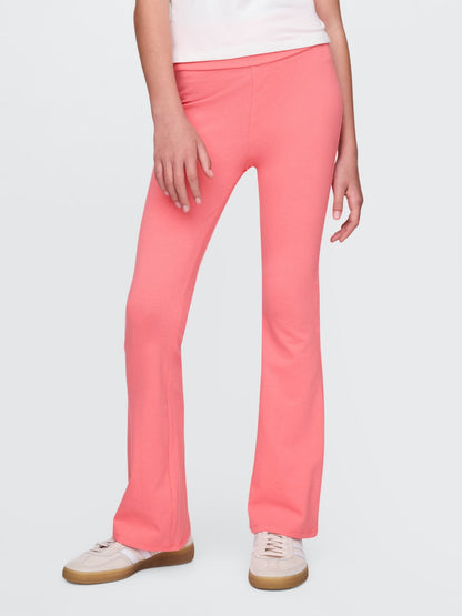 Pembe Flare Legging Tayt