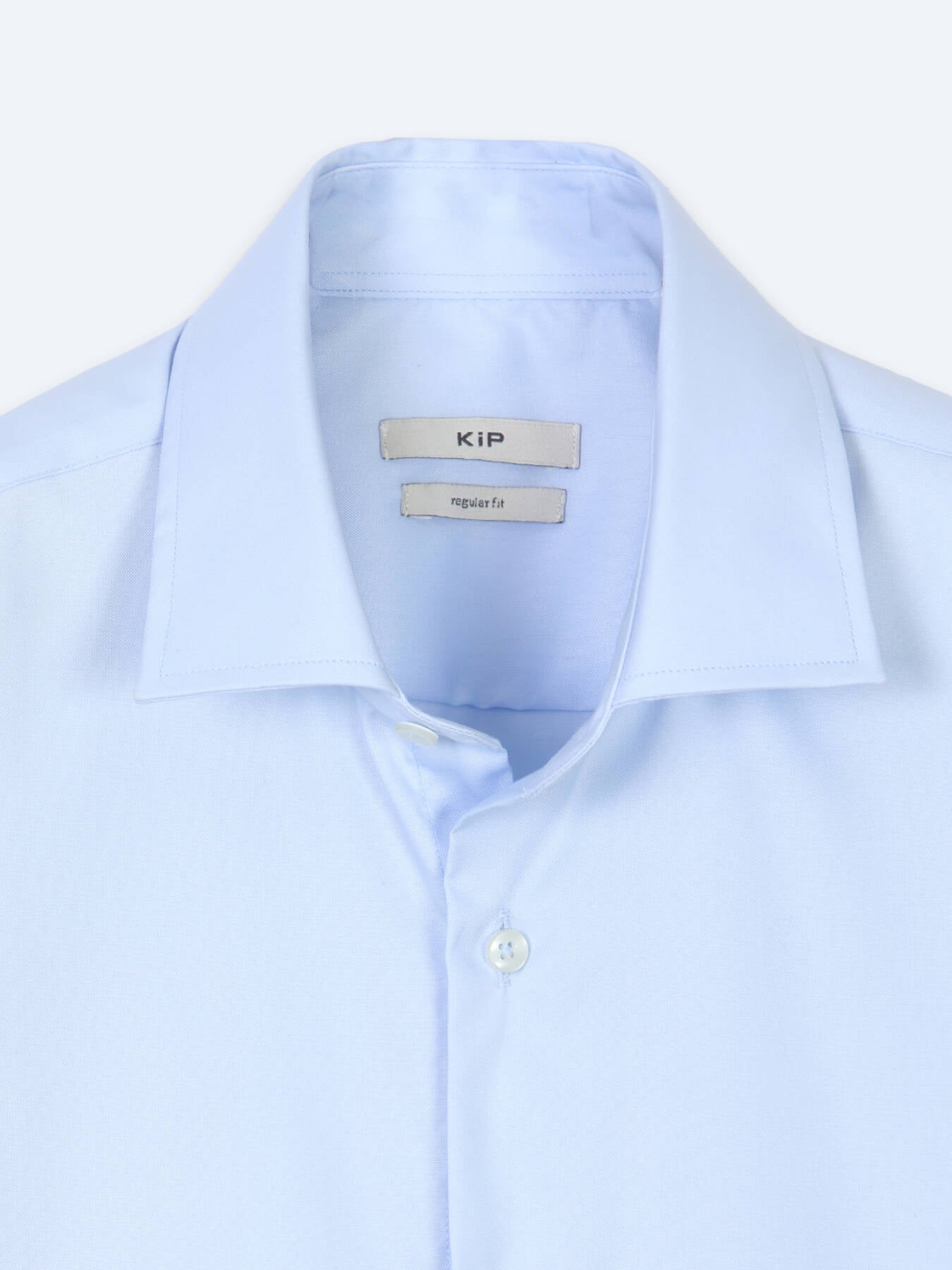 Açık Mavi Düz Regular Fit Uzun Dokuma Casual %100 Pamuk Gömlek