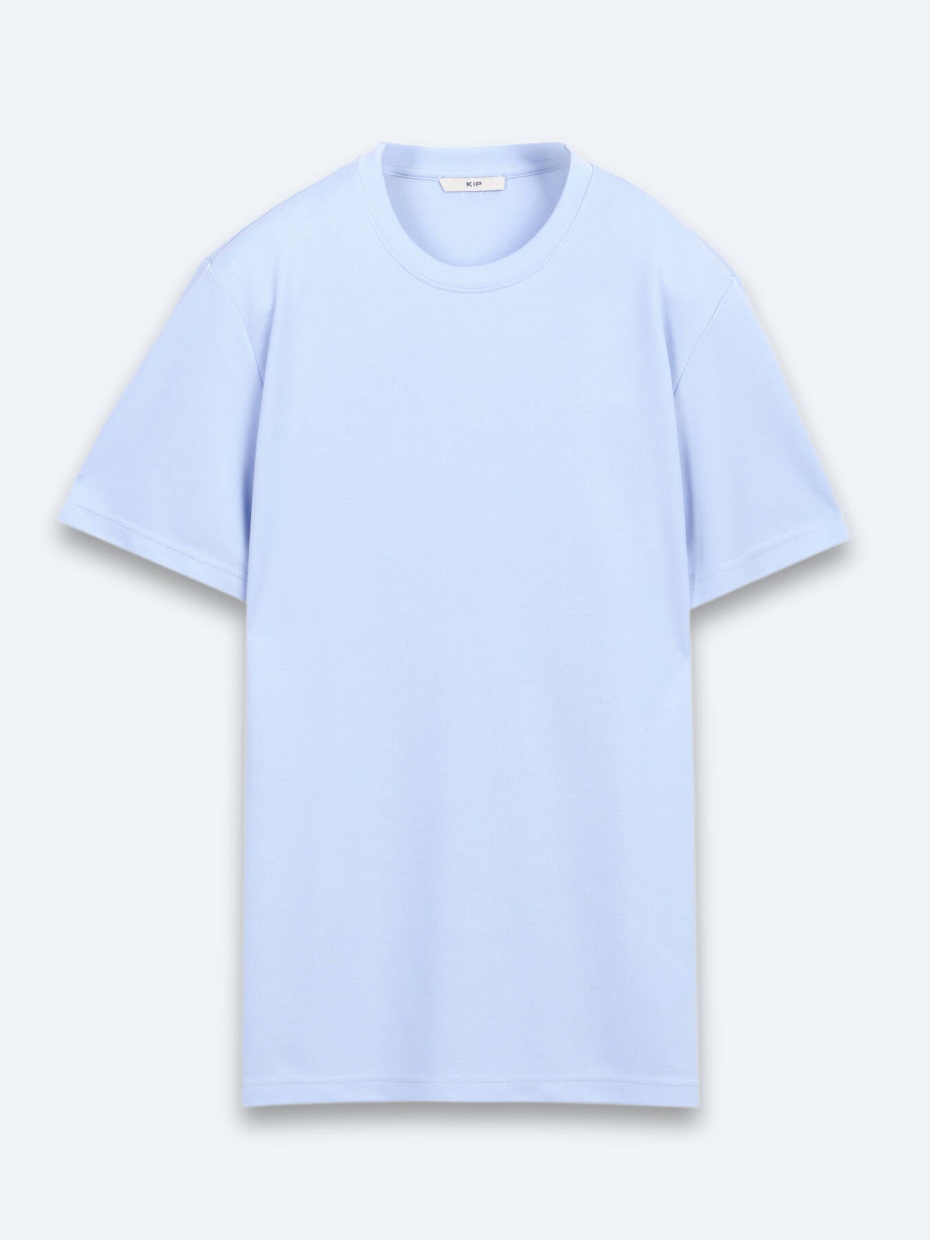 Açık Mavi Düz T-shirt
