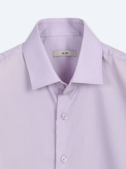 Açık Pembe Regular Fit Uzun Dokuma Casual Pamuk Karışımlı Gömlek