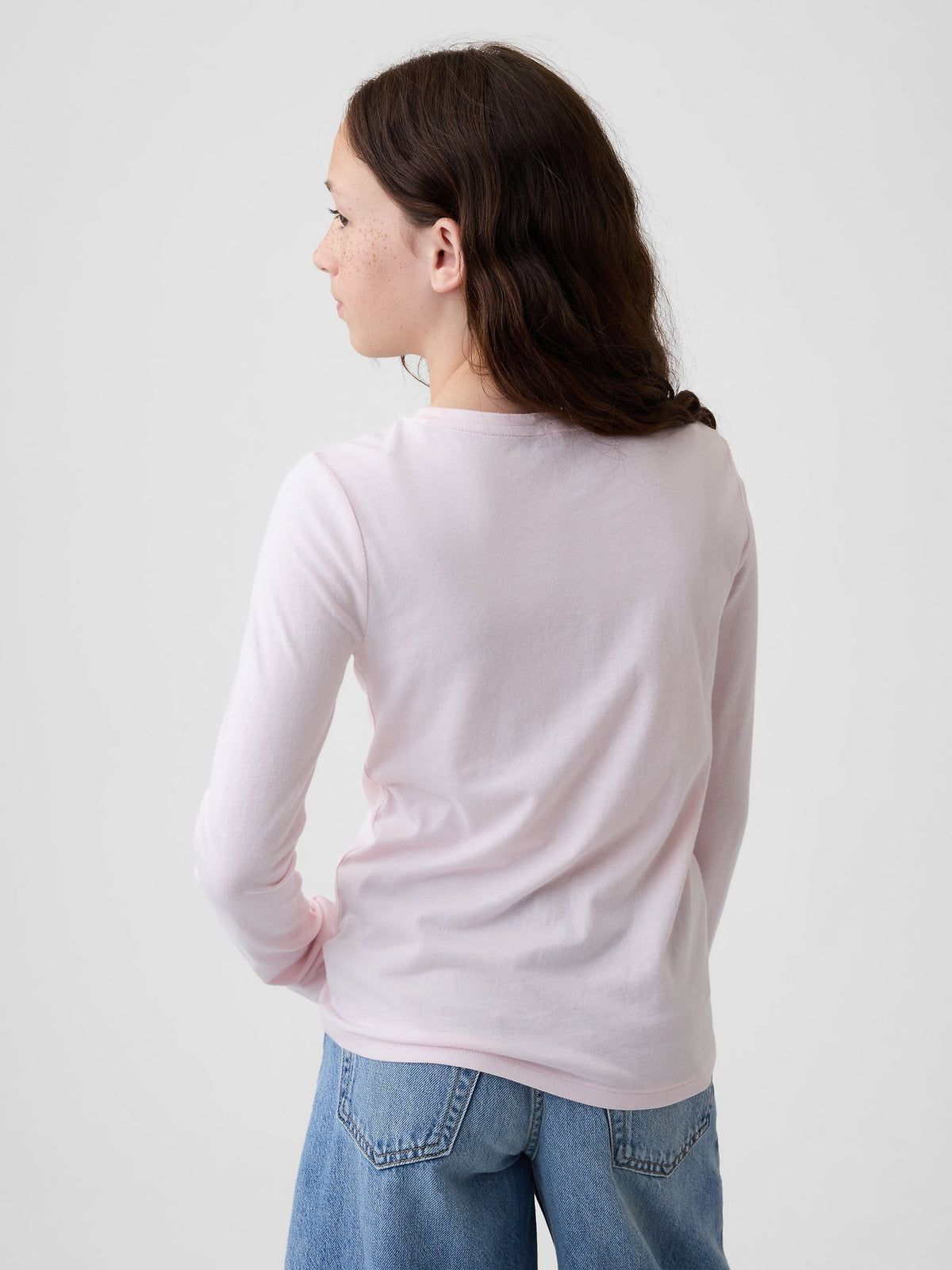 Açık Pembe Gap Logo T-shirt