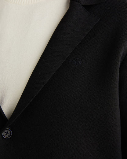 Gant Erkek Siyah Relaxed Fit Kruvaze Mont