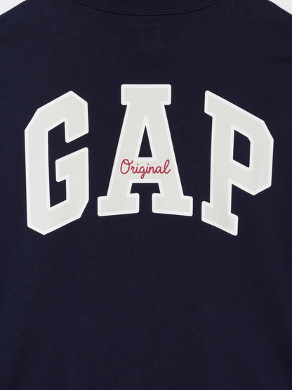 Beyaz Oversized Gap Logo Fransız Havlu Kumaş T-shirt