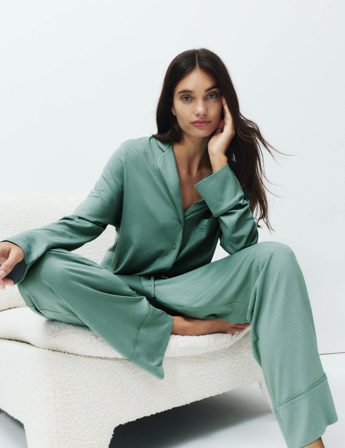 Pamuk Modal Karışımlı Pijama Takımı