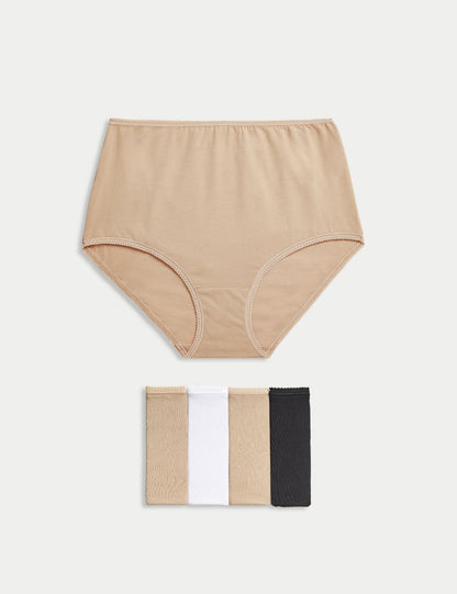 5'li Cotton Lycra:registered: Full Brief Külot Seti