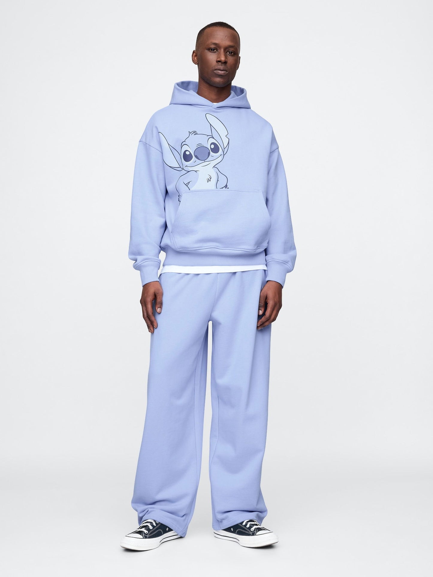 Mavi Gap × Disney Extra Baggy Fleece Eşofman Altı