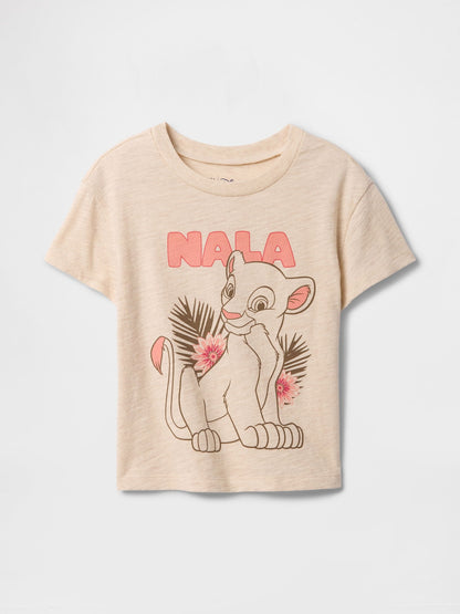 Bej Disney Grafikli T-shirt