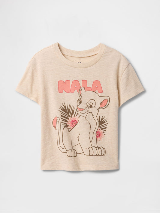 Bej Disney Grafikli T-shirt