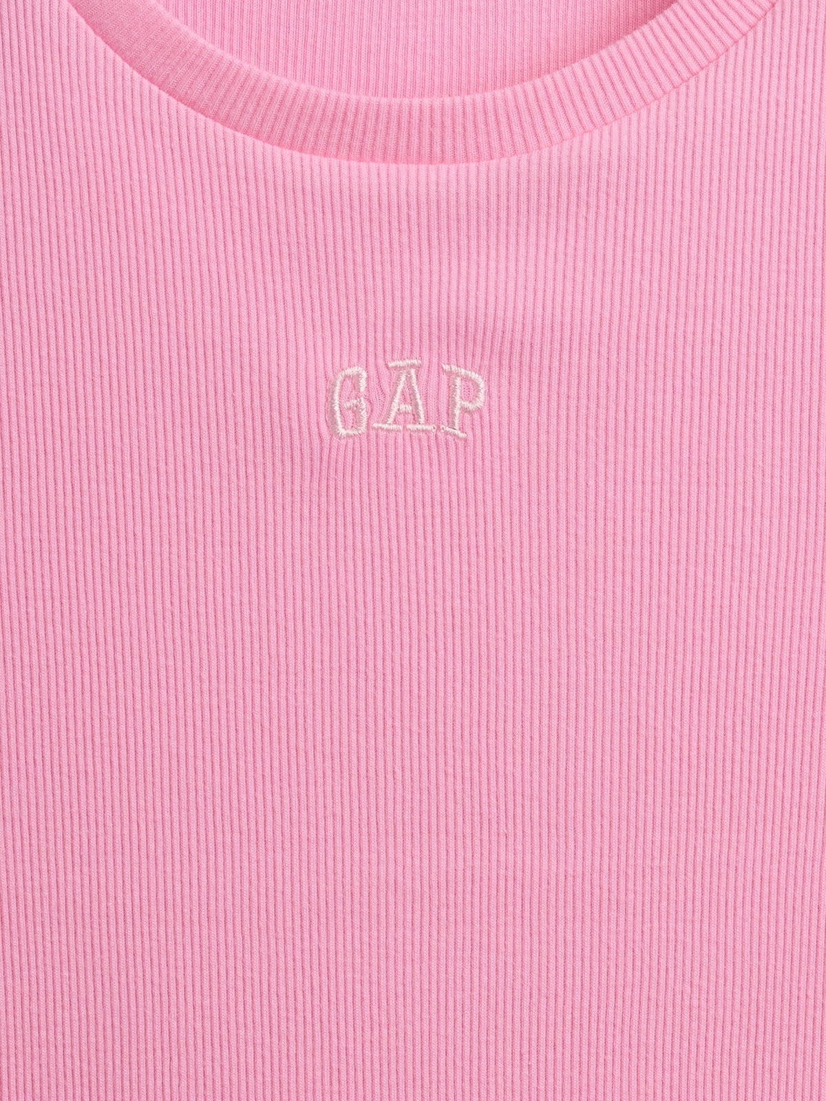 Pembe Arch Logo Rib T-shirt