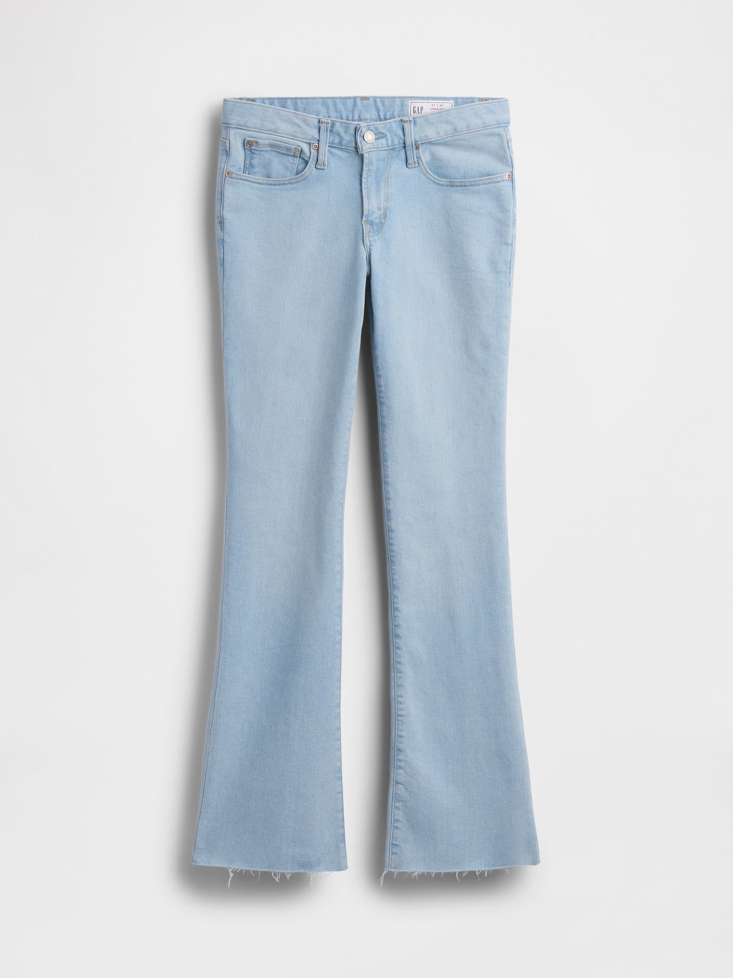 Açık Mavi Low Rise Long & Lean Jean Pantolon