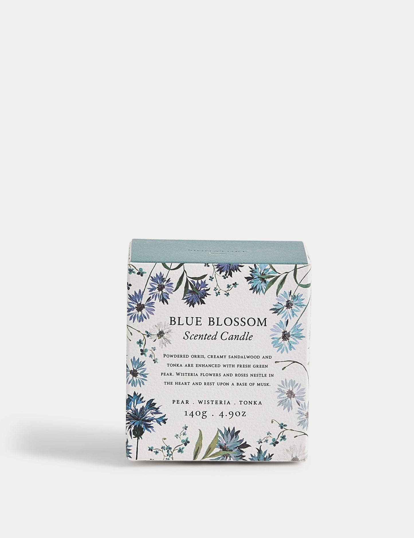 Blue Bloss Candle