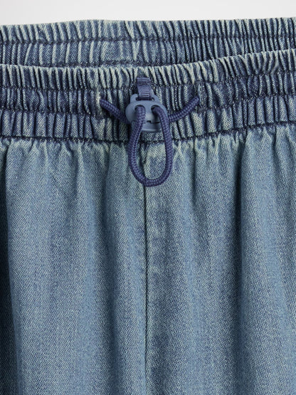 Mavi High Rise Denim Baggy Jogger Pantolon