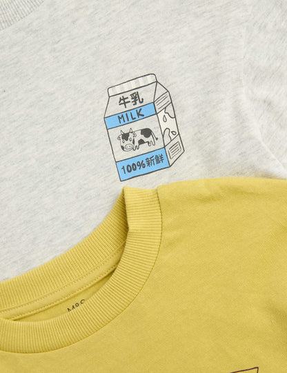 Saf Pamuklu Tokyo Desenli Pijama Takımı
