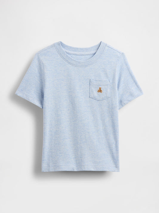 Açık Mavi Mix & Match Pocket T-shirt