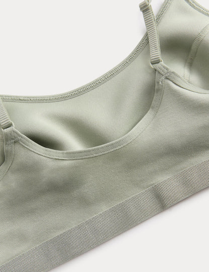 2'li Pamuklu Crop Top Ilk Sütyenim