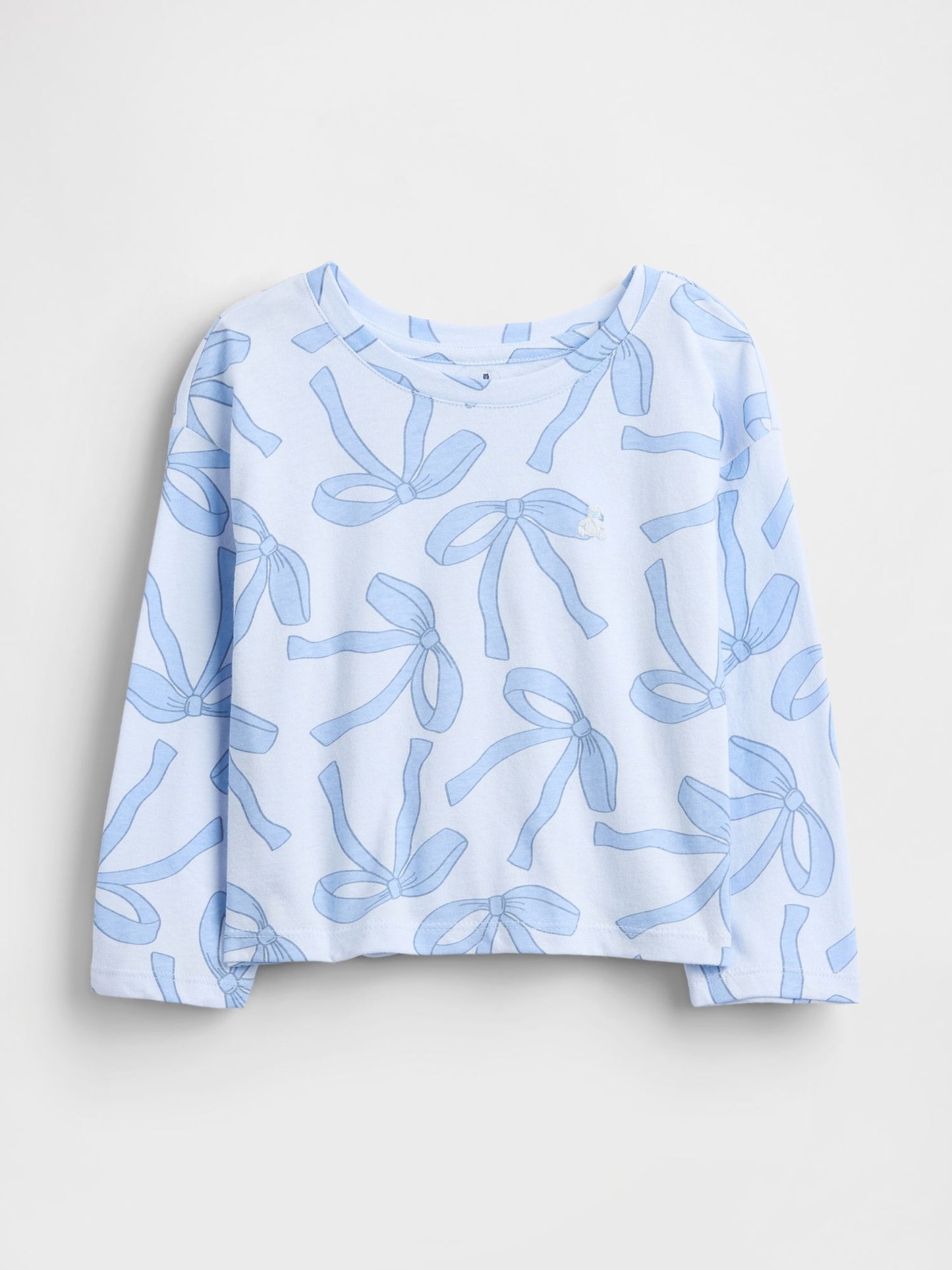 Açık Mavi Mix & Match Drop-shoulder T-shirt