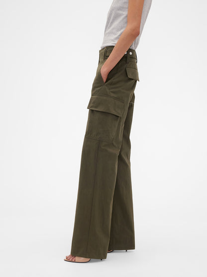 Haki Gap × Victoria Beckham High Rise Kargo Pantolon