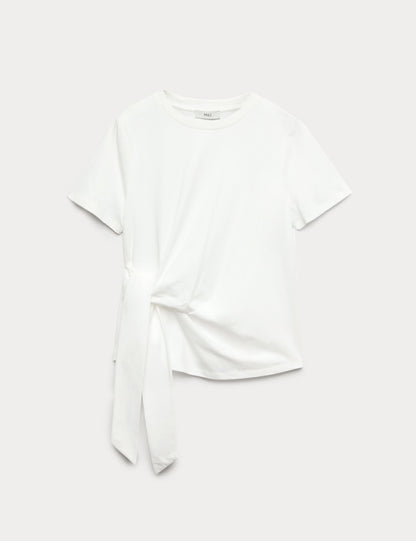 Bel Detaylı Regular Fit T-shirt