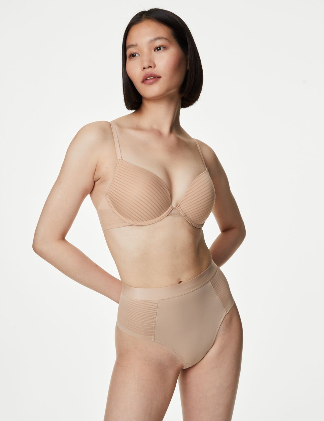 Body Define:trade_mark: Yüksek Sıkılıkta Dikişsiz Korse Tanga