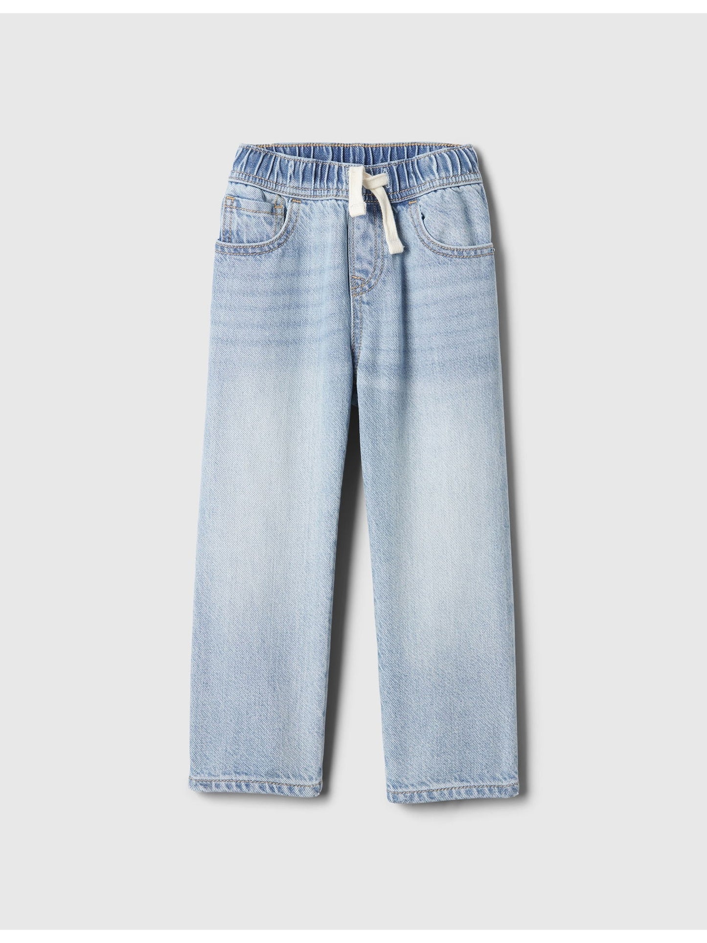 Açık Mavi UltraSoft Pull-On Baggy Jean Pantolon