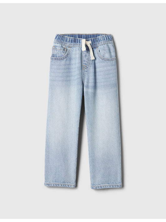 Açık Mavi UltraSoft Pull-On Baggy Jean Pantolon