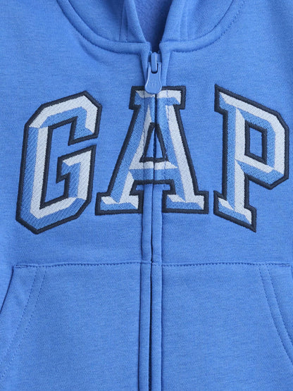 Mavi Gap Easy Logo Baskılı Fermuarlı Sweatshirt