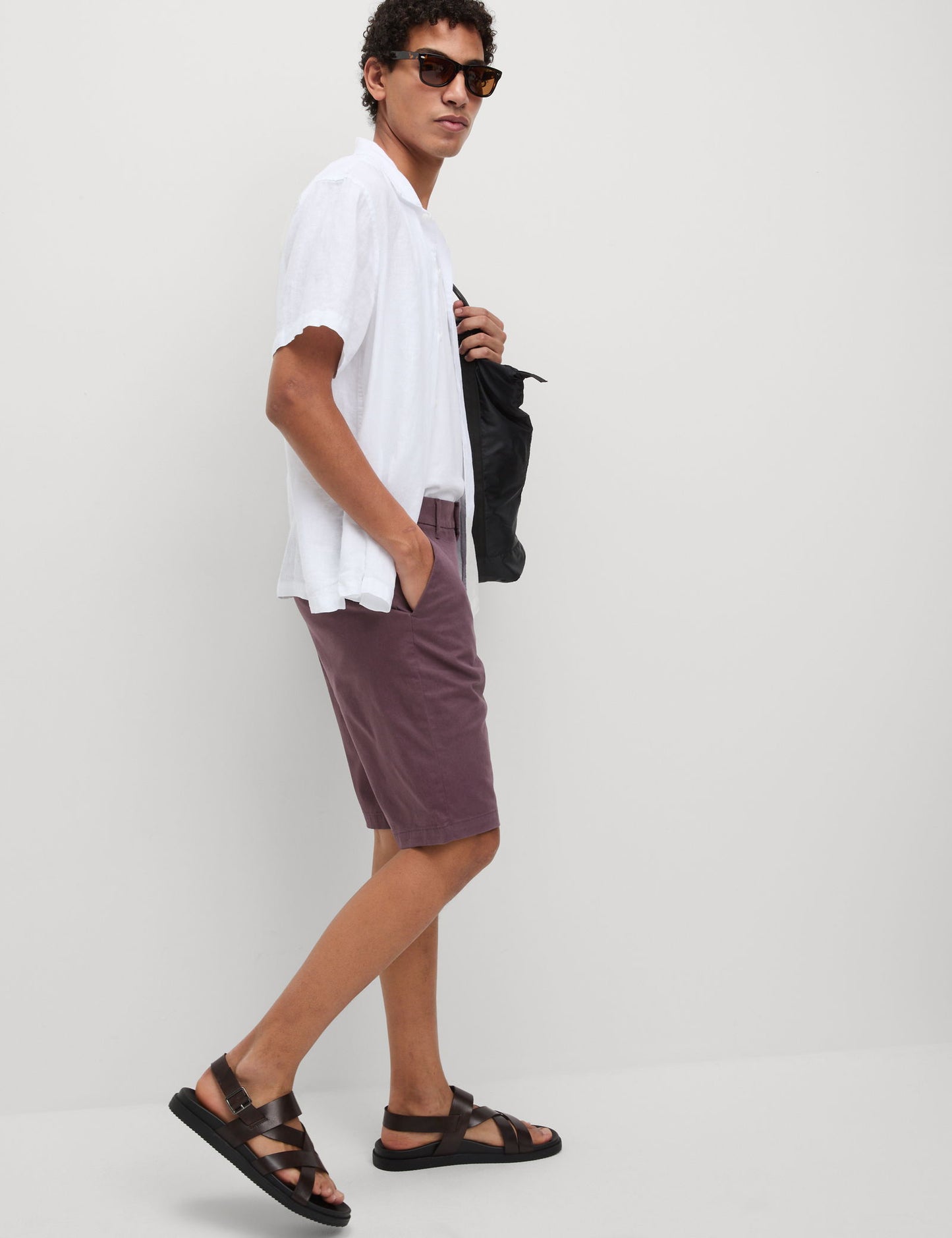 Regular Fit Streç Chino Şort