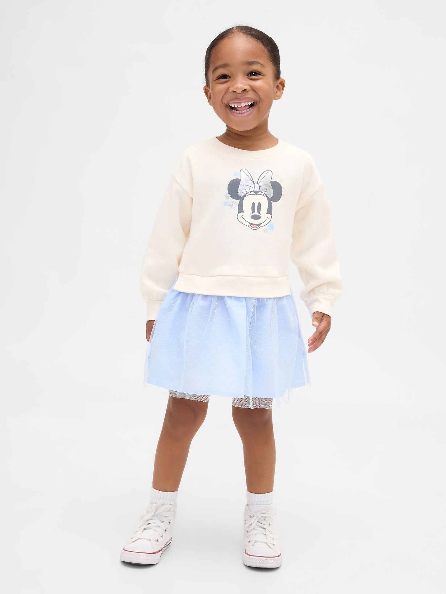 Krem Vintagesoft Sweatshirt Elbise