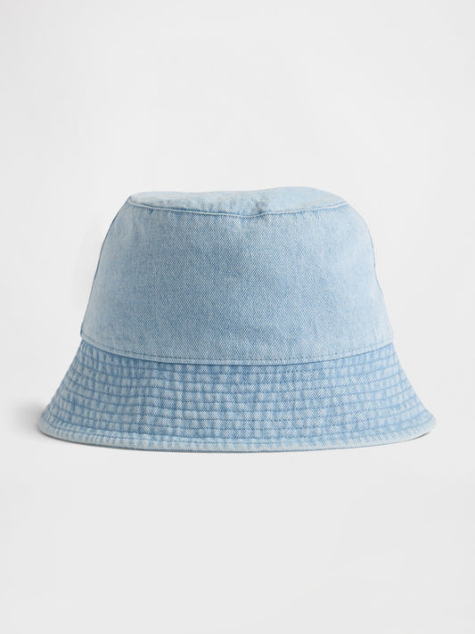 Açık Mavi Denim Bucket Şapka