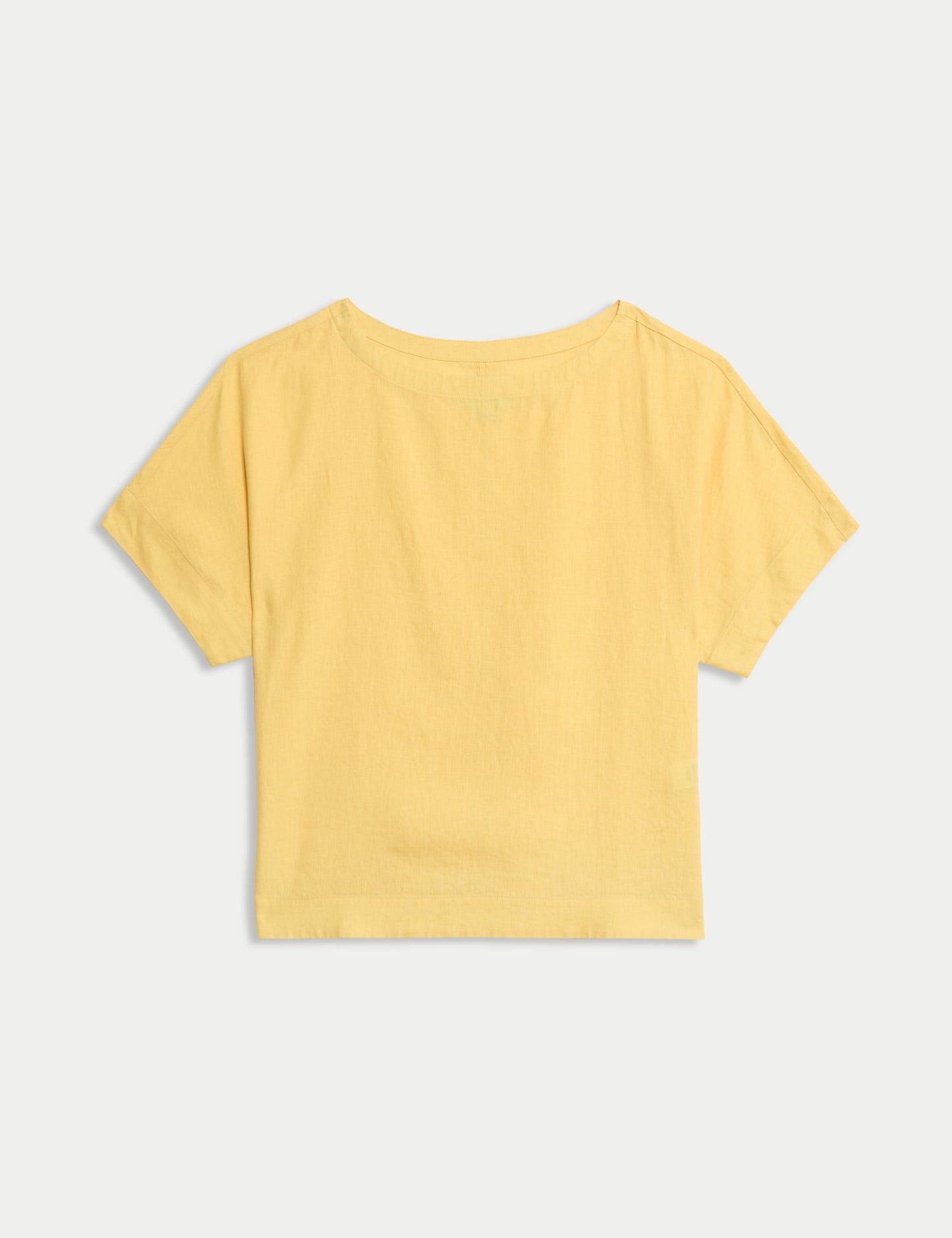 Saf Keten Rahat T-shirt