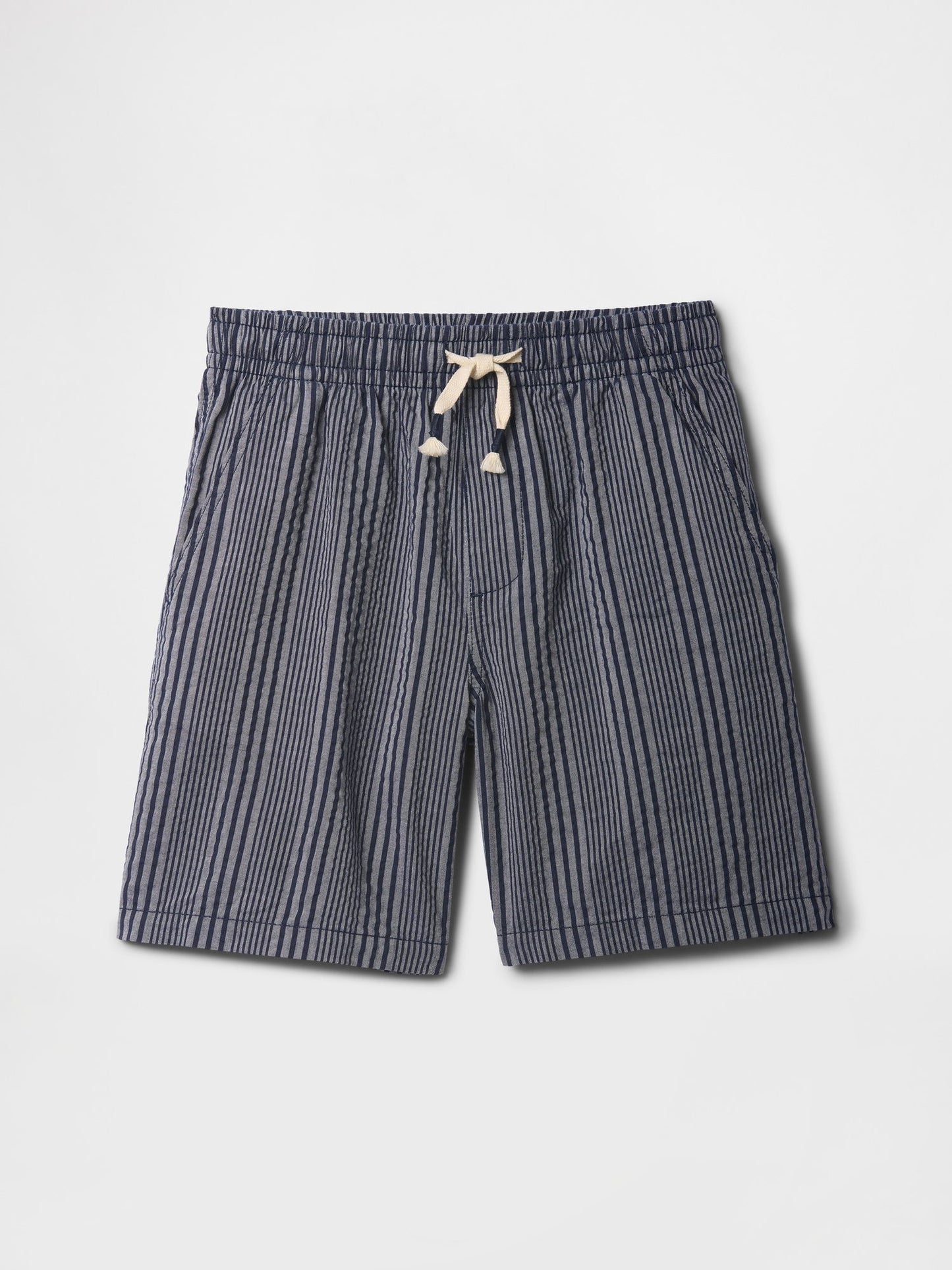 Lacivert Relaxed Pull-On Şort
