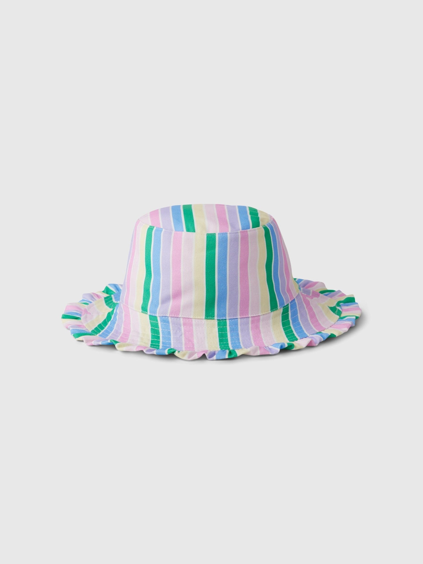 Çok Renkli Desenli Çift Taraftlı Bucket Şapka