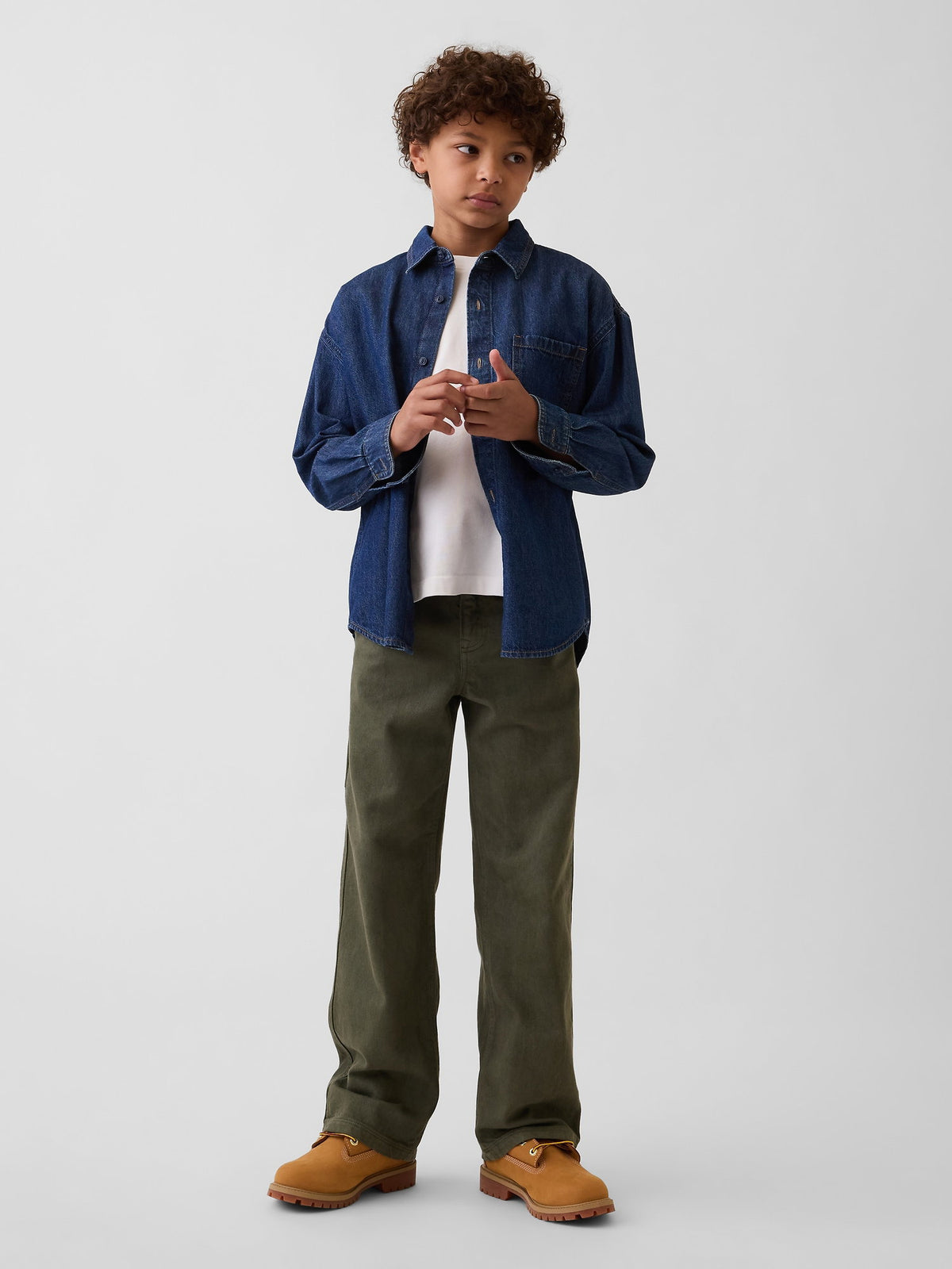 Haki '90s Loose Carpender Jean Pantolon