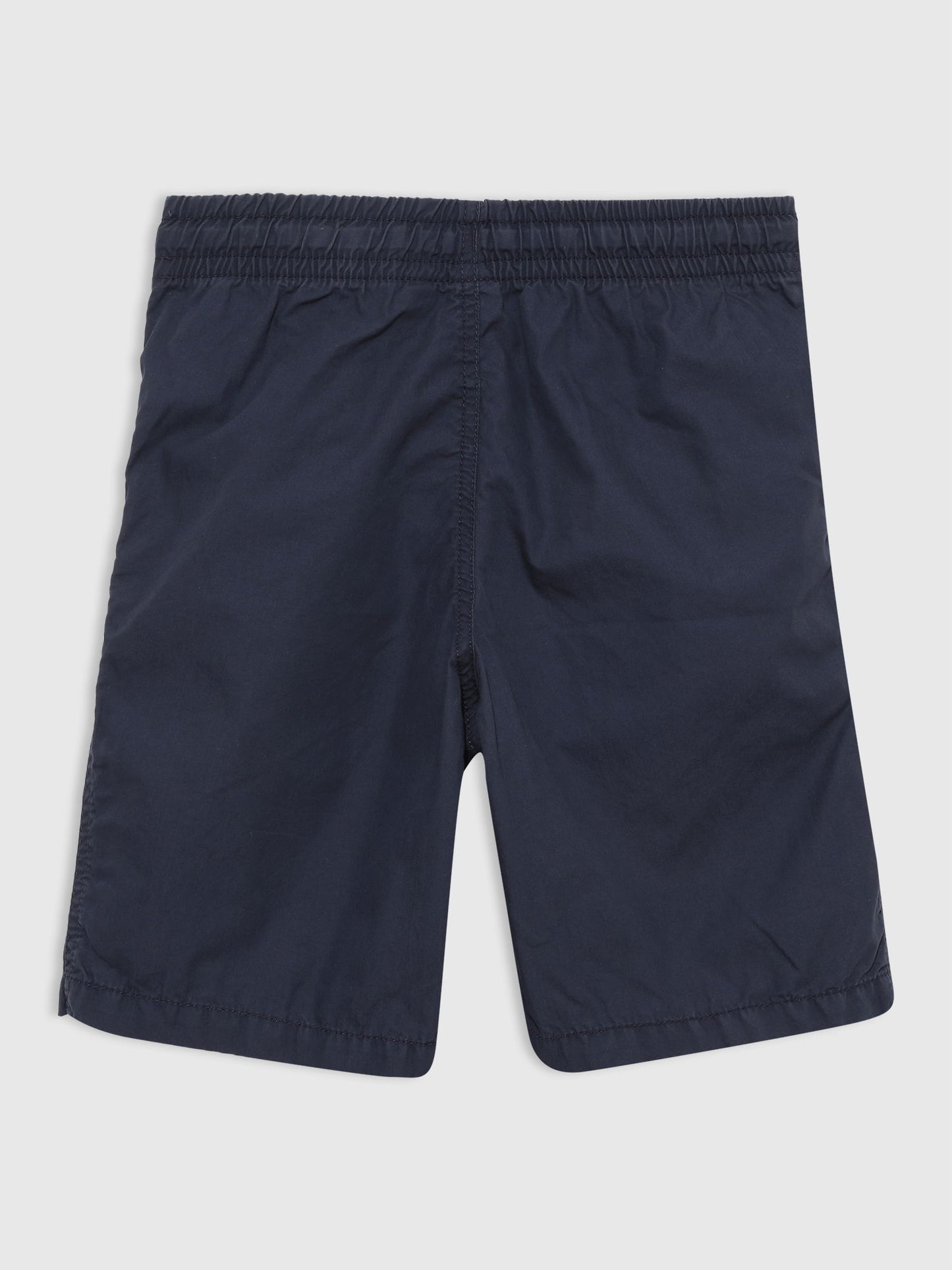 Lacivert Poplin Pull-on Şort