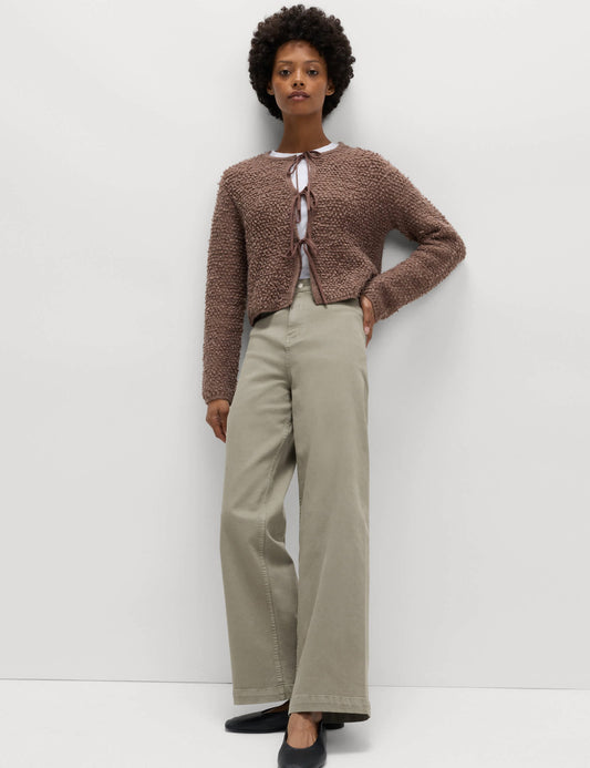 Yüksek Bel Wide Leg Grazer Jean