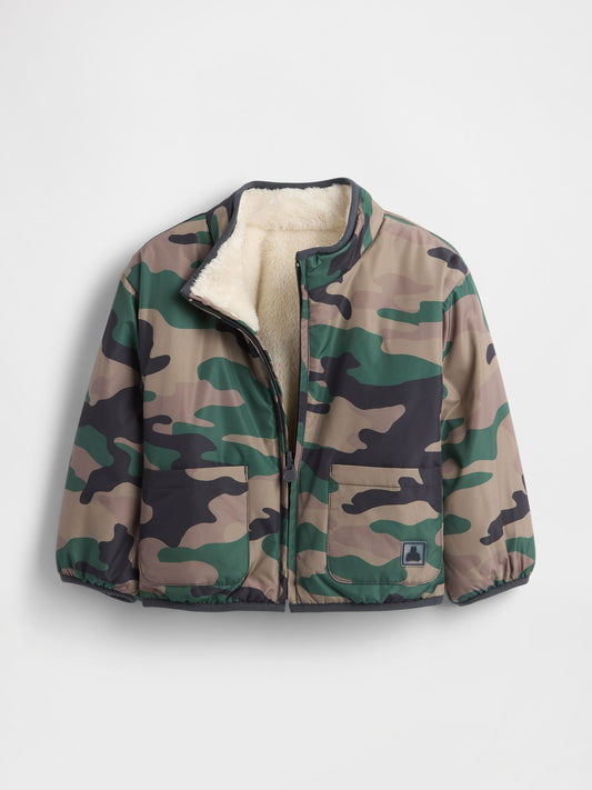 Beyaz Lightweight Sherpa Reversible Ceket