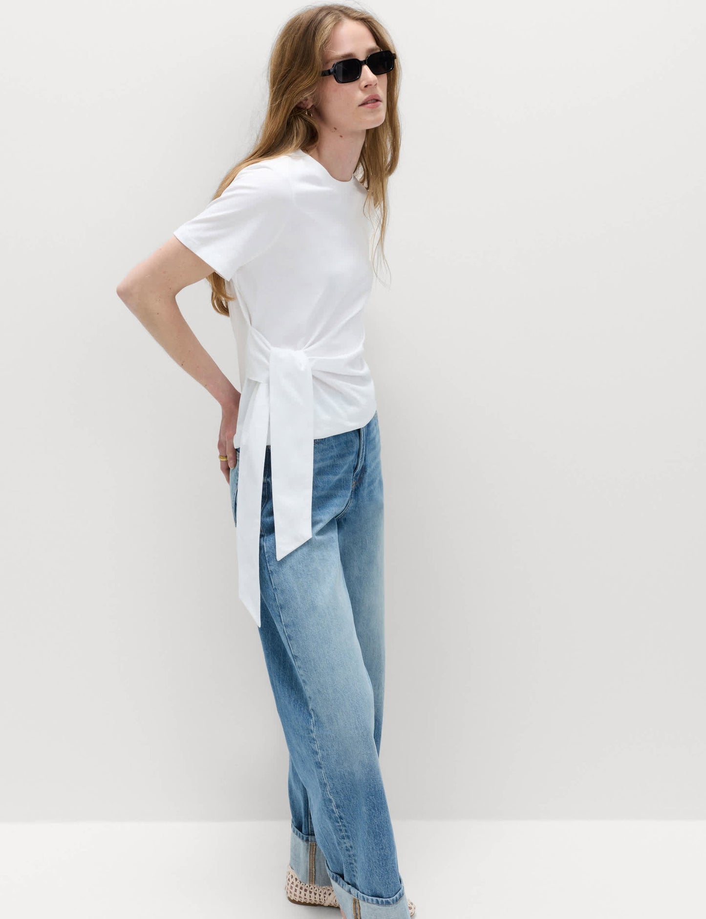 Bel Detaylı Regular Fit T-shirt