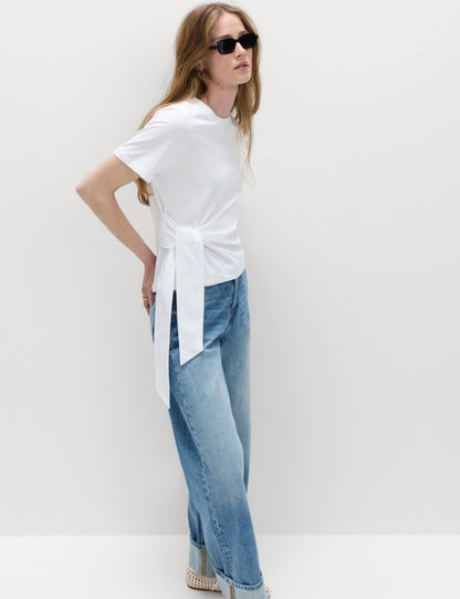 Bel Detaylı Regular Fit T-shirt