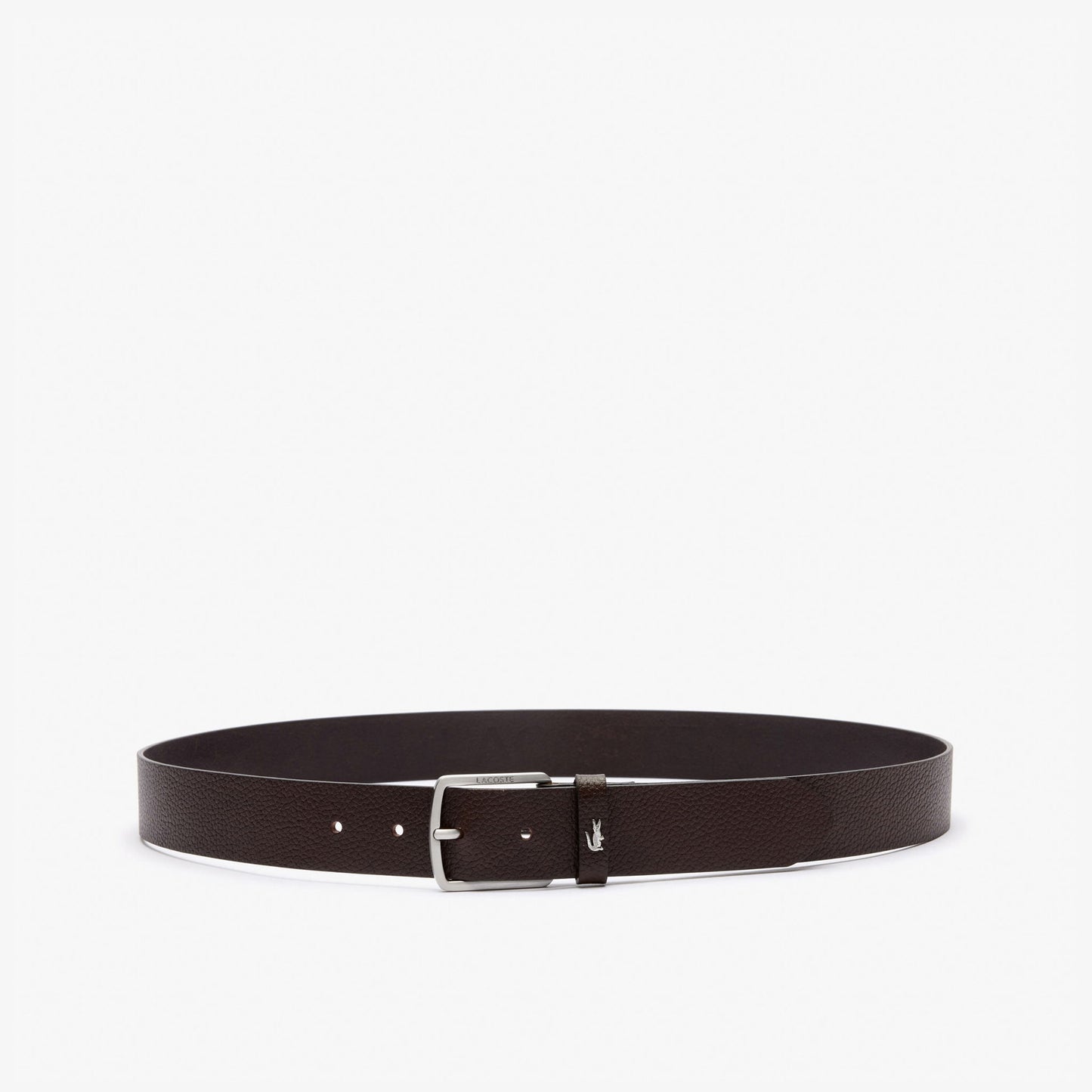 Lacoste Elegance  Erkek Deri Kahverengi Kemer