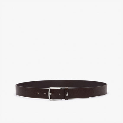 Lacoste Elegance  Erkek Deri Kahverengi Kemer