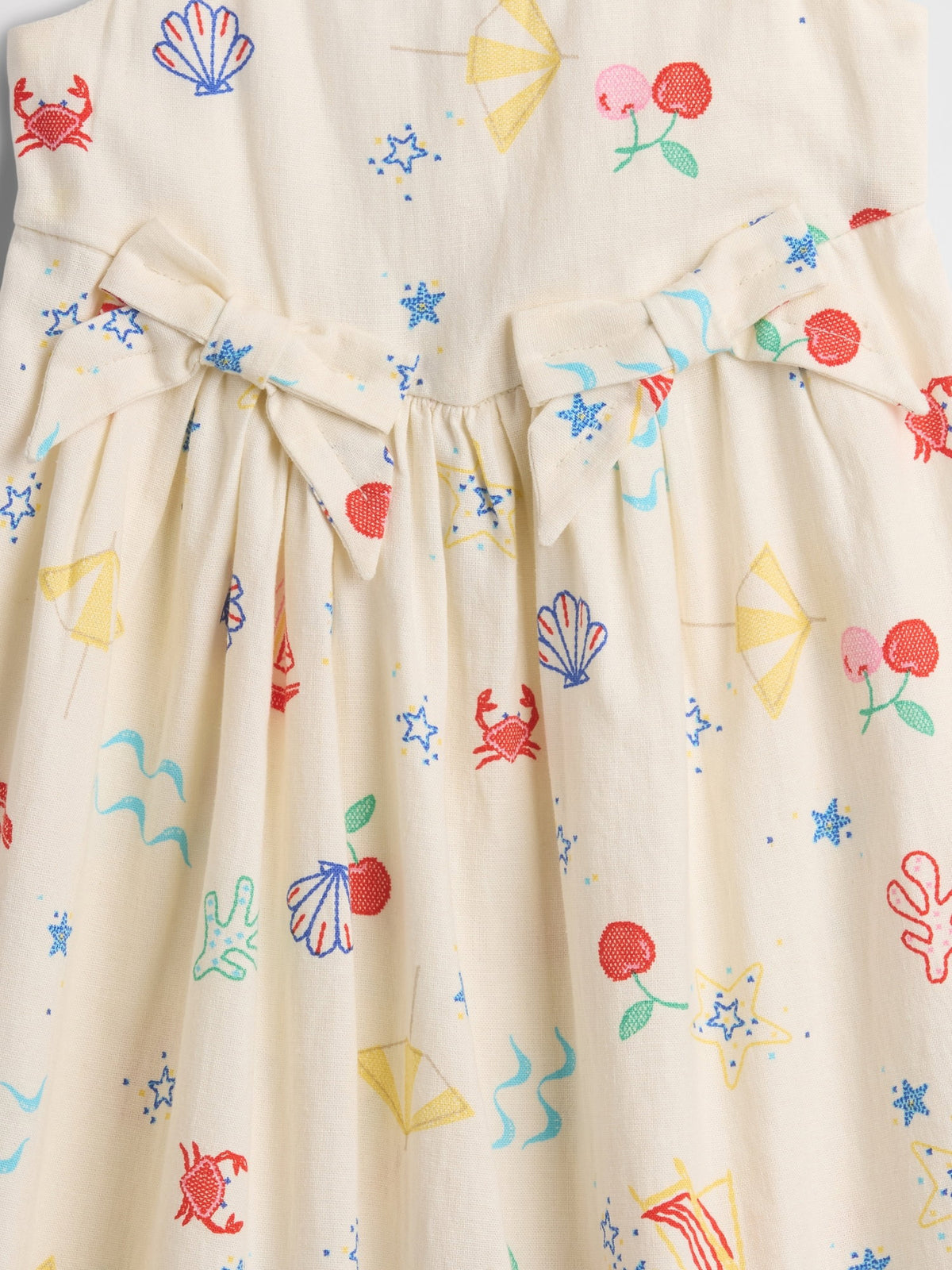 Krem Babygap Fiyonk Elbise