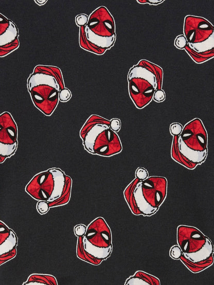 Çok Renkli %100 Organik Pamuk Marvel Spider-man Christmas Pijama Takımı