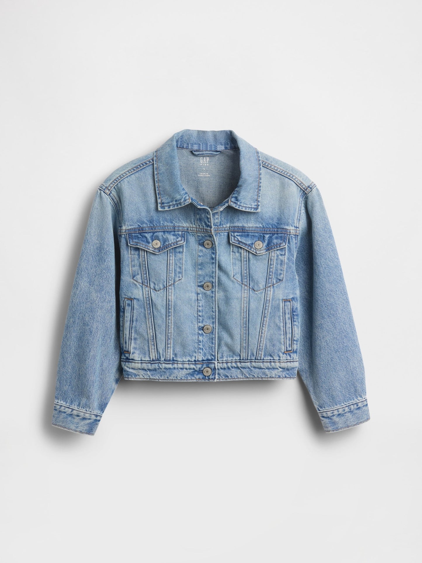 Açık Mavi Kids Icon Denim Ceket
