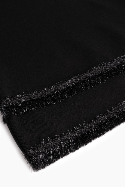 Aloha Triko Siyah Elbise