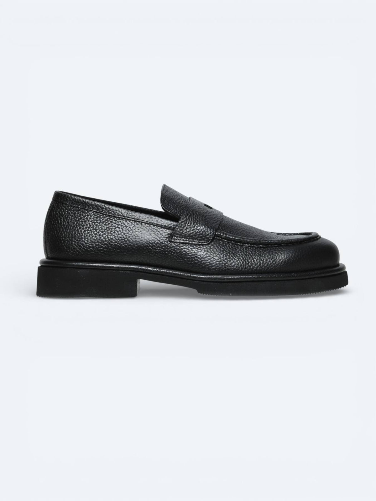 Antrasit Deri Smart Casual Ayakkabı