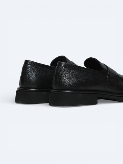 Antrasit Deri Smart Casual Ayakkabı