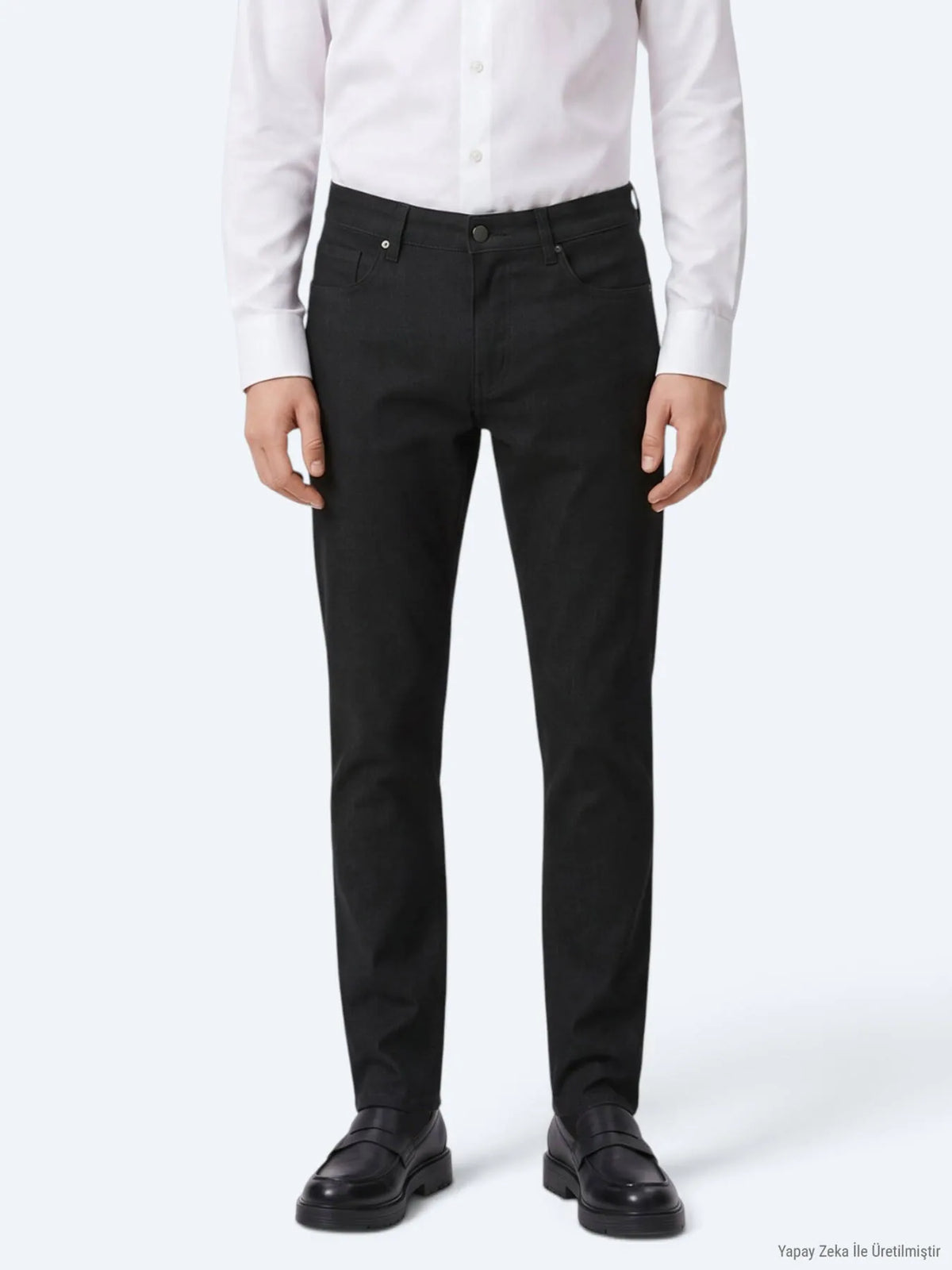 Antrasit Dokuma Regular Fit Spor Pantolon