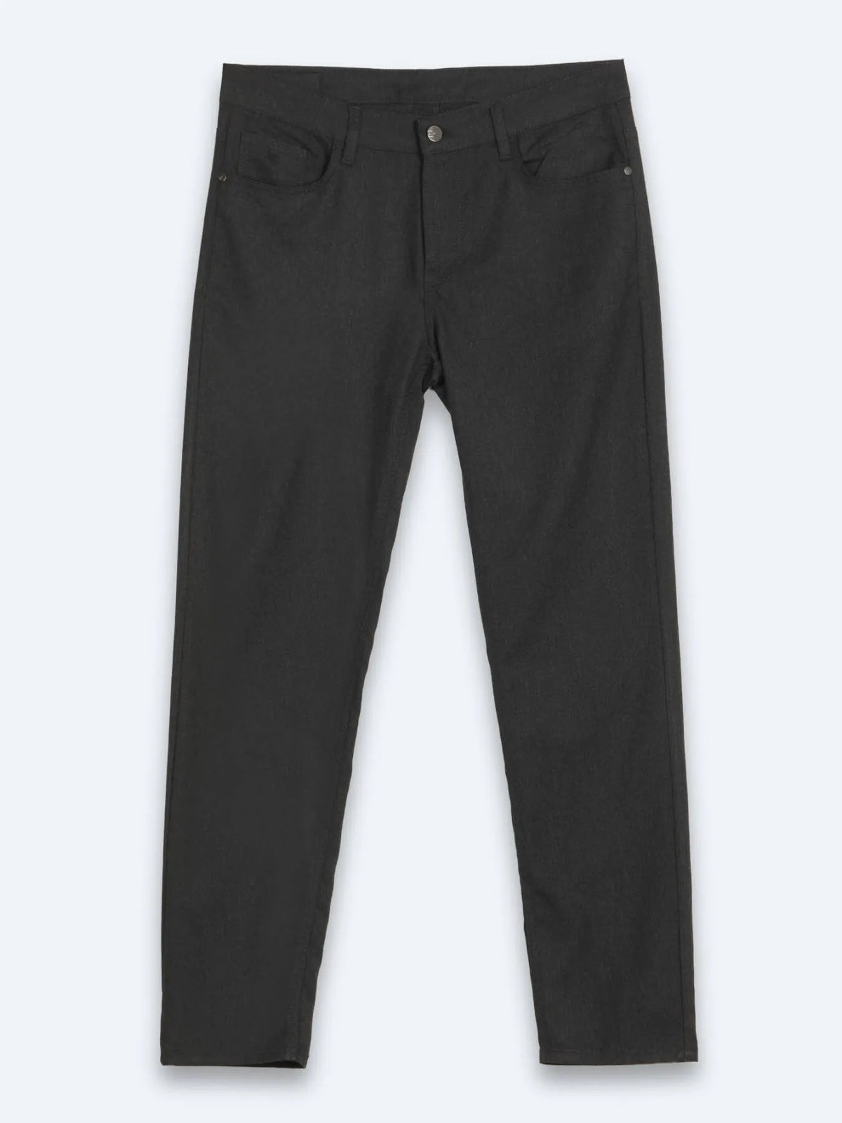 Antrasit Dokuma Regular Fit Spor Pantolon