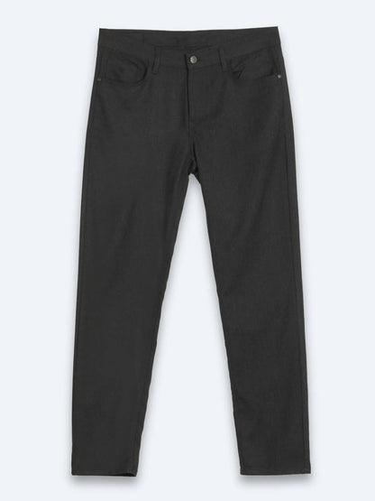 Antrasit Dokuma Regular Fit Spor Pantolon